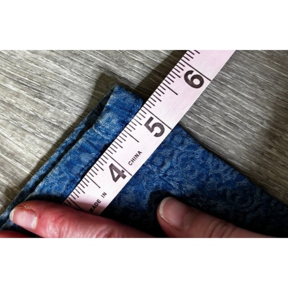 7 For All Mankind Women's Blue Paisley Floral Skinny Pants Jeans Stretch Size 29 - Picture 5 of 6